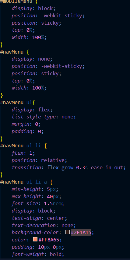cssCodeSnip